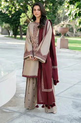 KP1018 - Sapphire 3PC Lawn Embroidered Suit